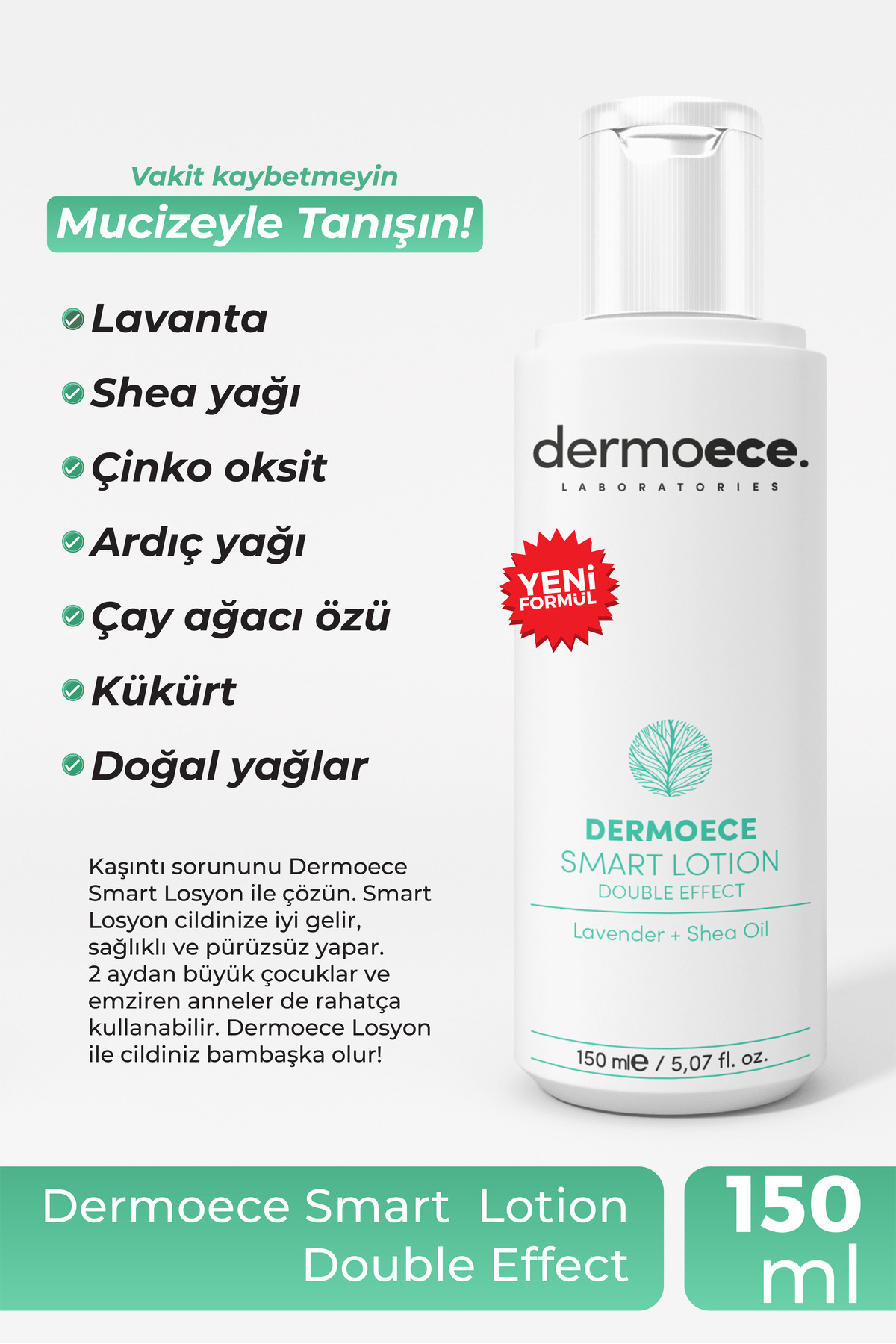 Smart Losyon Çift Etkili 150 ml (, KAŞINTI)