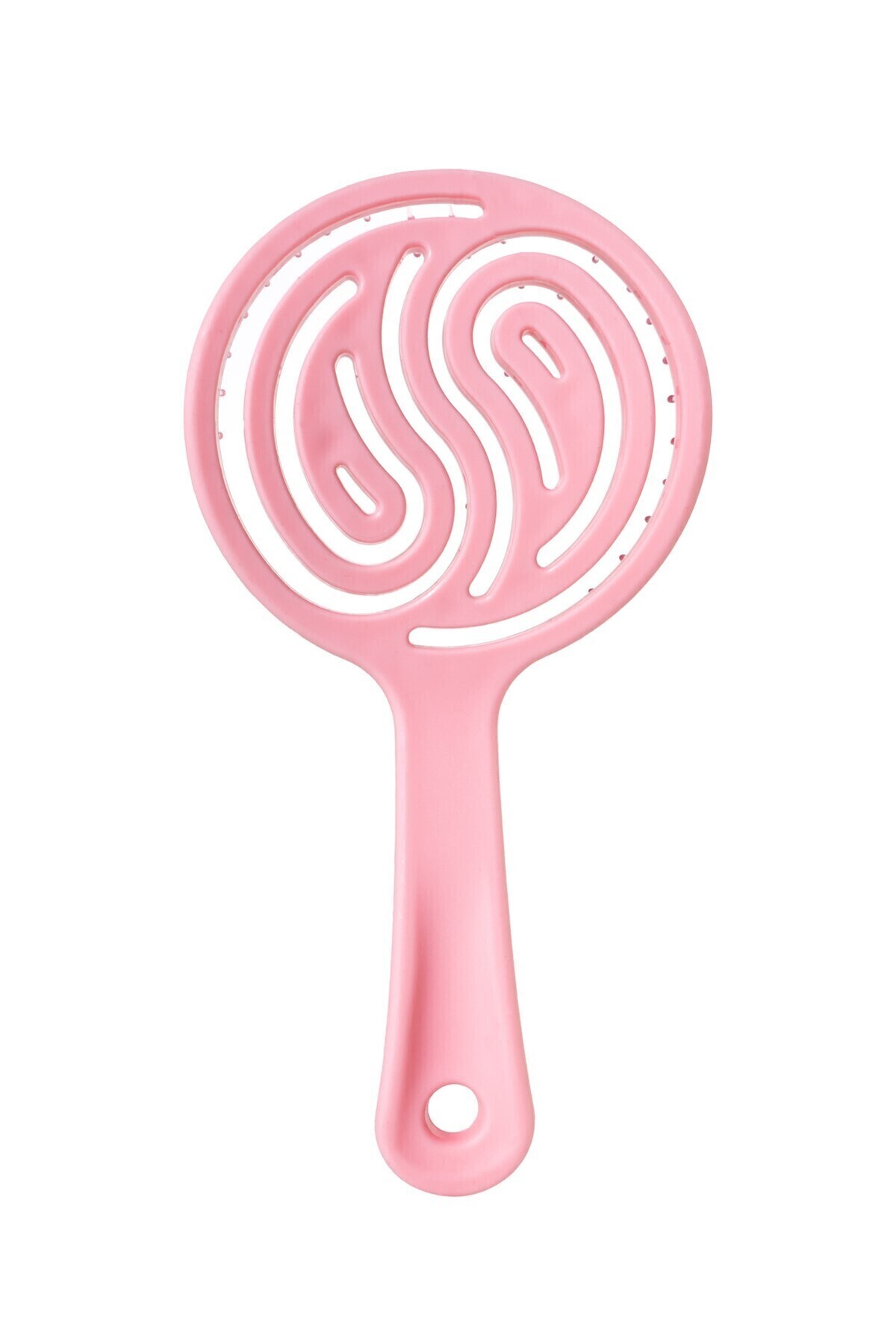Açık Pembe Pro Üç Boyutlu Oval Saç Fırçası