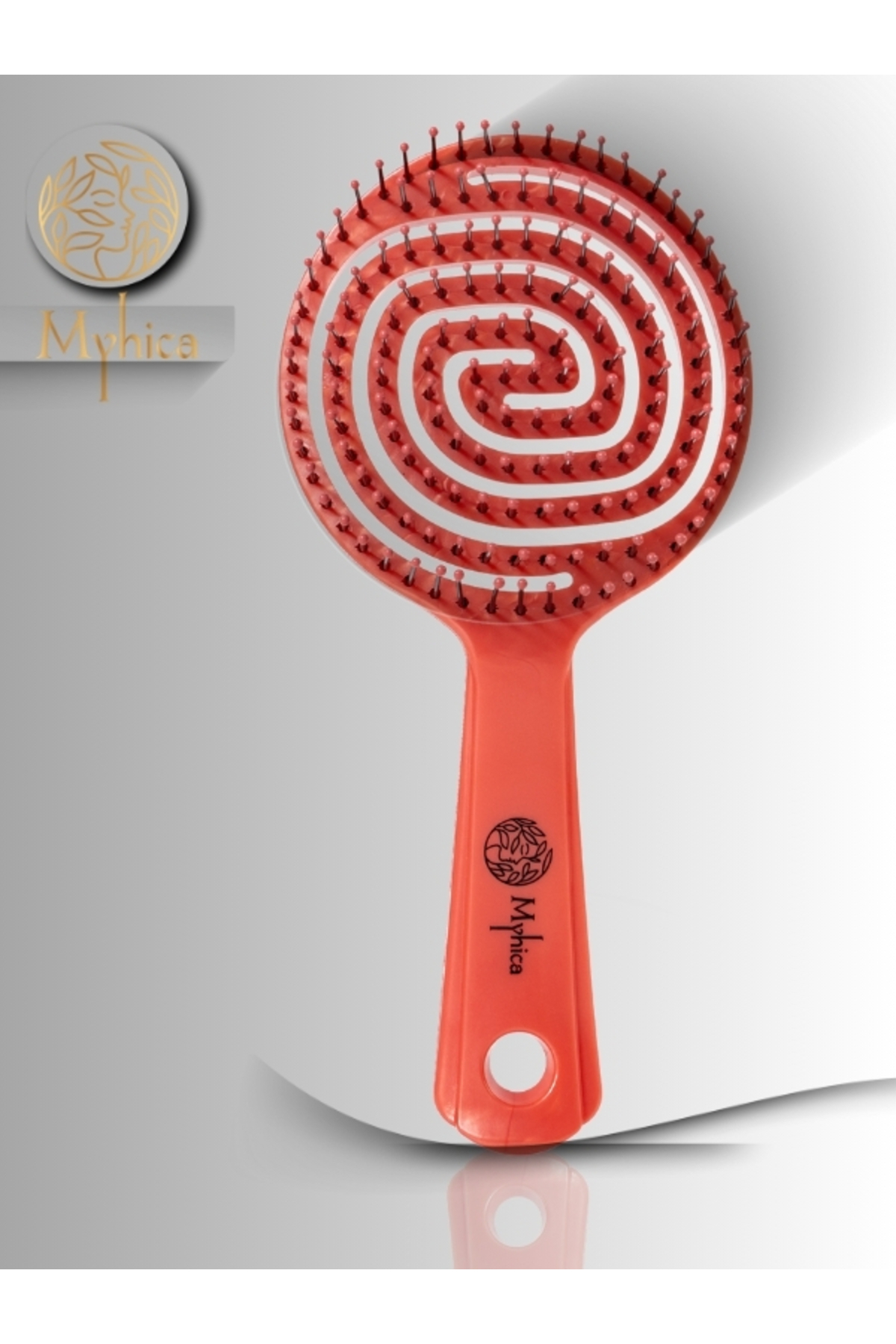 Pembe Pro Üç Boyutlu Oval Saç Fırçası