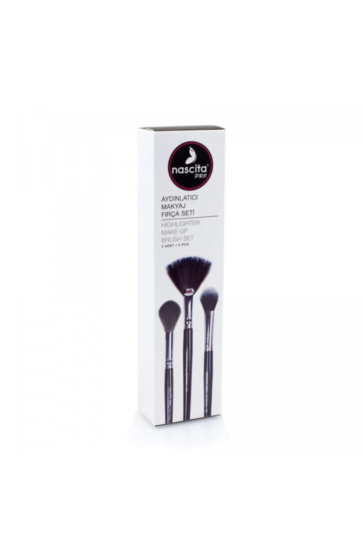 Pro 4 Lü En Sevilenler Makyaj Fırça Seti NASBRUSHSET54 + Aydınlatıcı Makyaj Fırça Seti - 49