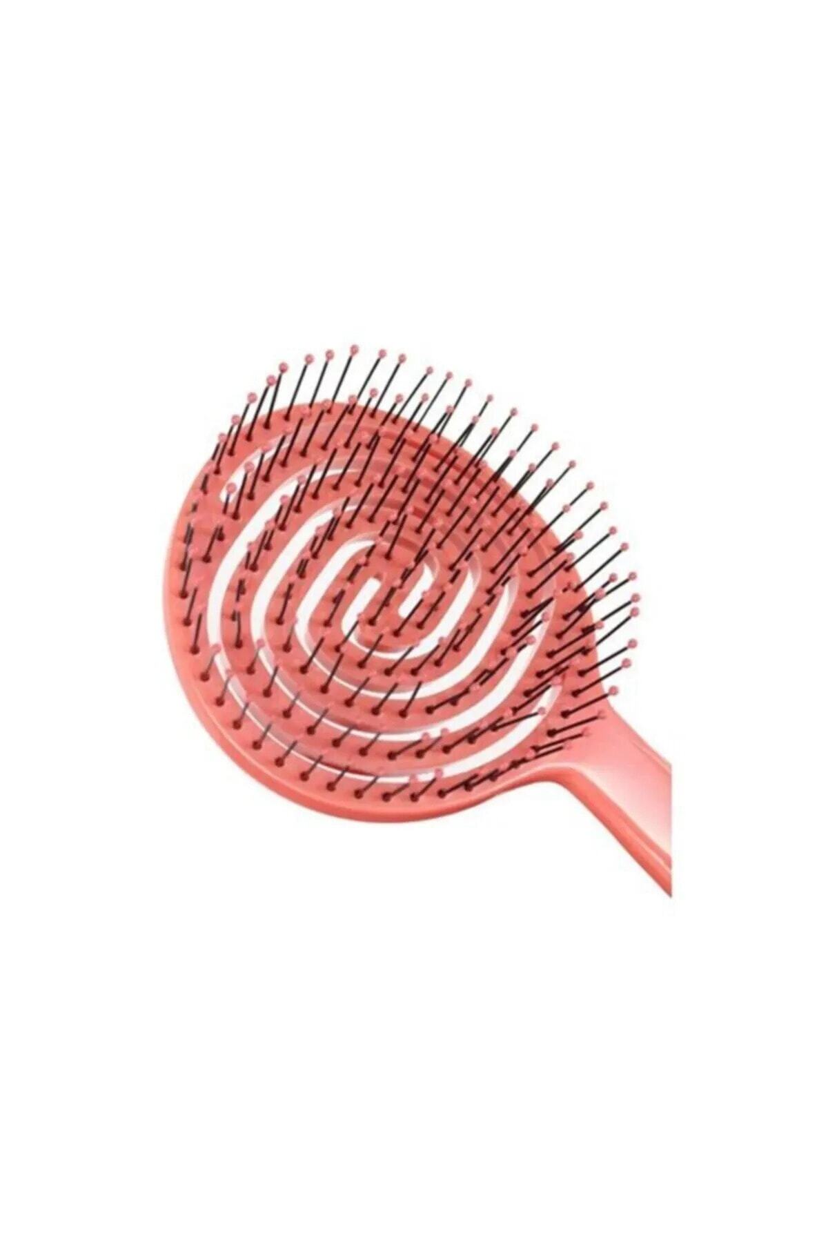 Pembe Pro Üç Boyutlu Oval Saç Fırçası 02 + Işıltılı Saç & Vücut Nemlendirici Yağ - 100 ml