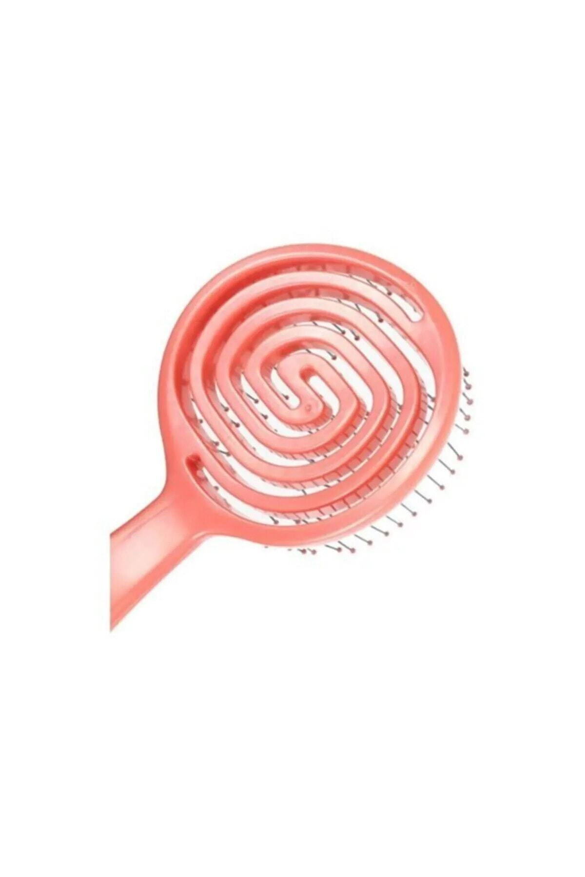 Pembe Pro Üç Boyutlu Oval Saç Fırçası 02 + Işıltılı Saç & Vücut Nemlendirici Yağ - 100 ml