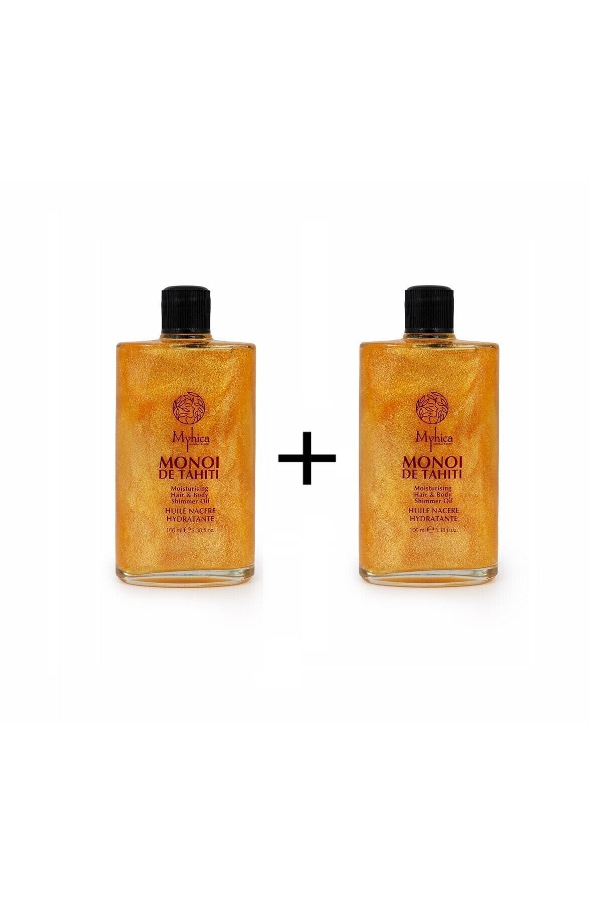 Işıltılı Saç & Vücut Nemlendirici Yağ - 100 ml 2'Li Set