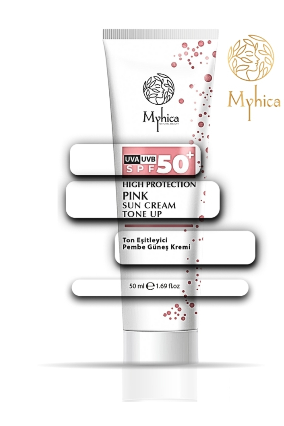 50+ Spf Ton Eşitleyici Pembe Yüz Güneş Kremi 50 Ml