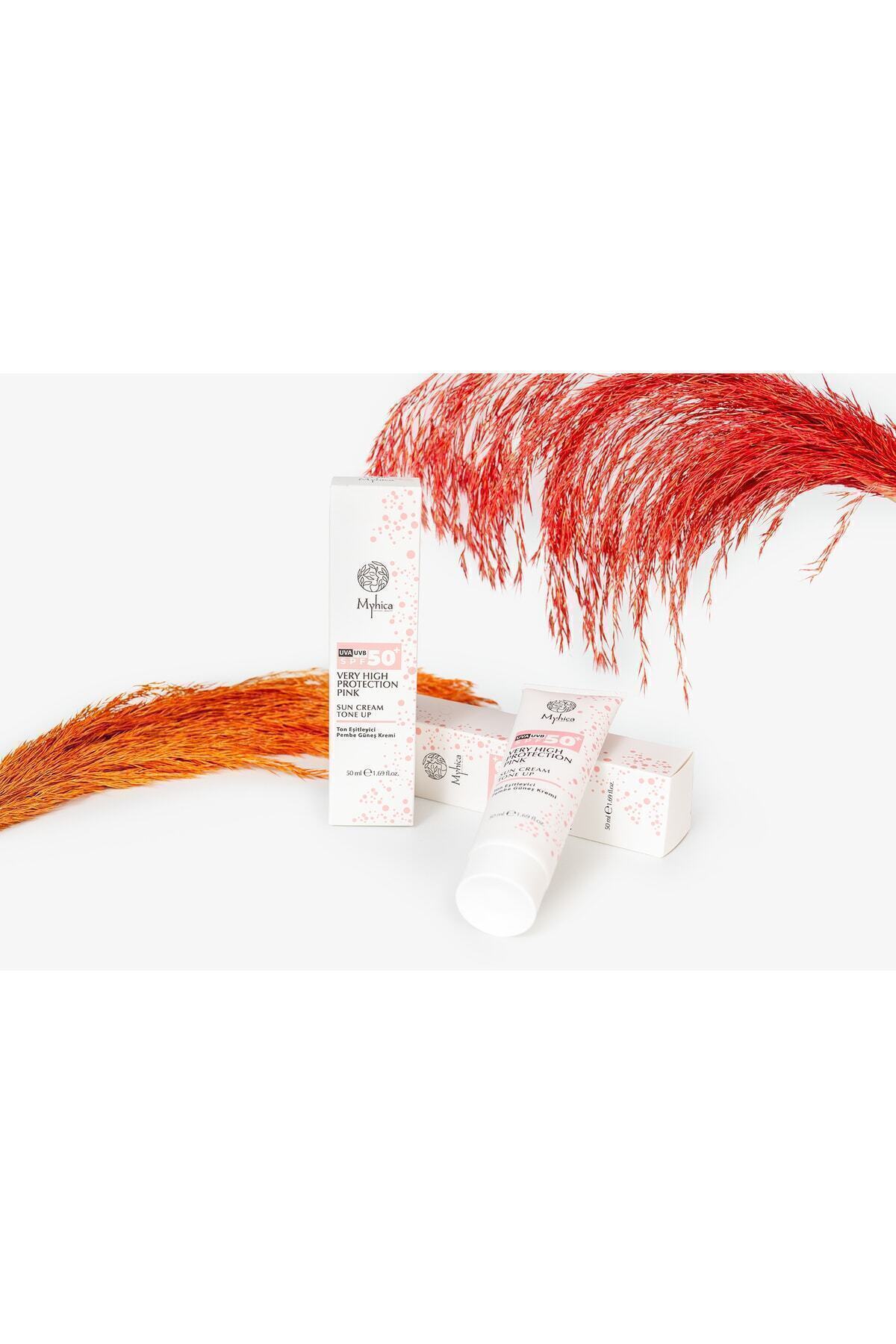 50+ Spf Ton Eşitleyici Pembe Yüz Güneş Kremi 50 Ml