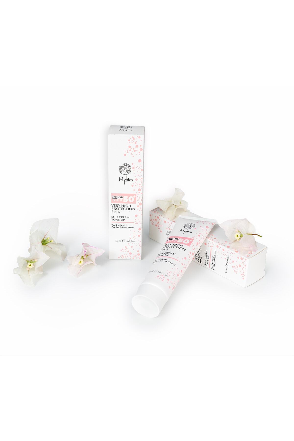 50+ Spf Ton Eşitleyici Pembe Yüz Güneş Kremi 50 Ml
