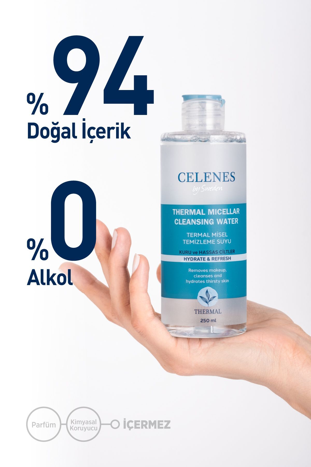 Nemlendirici Ve Canlandırıcı Thermal Misel Temizleme Suyu Kuru Ve Hassas Ciltler 250 ml