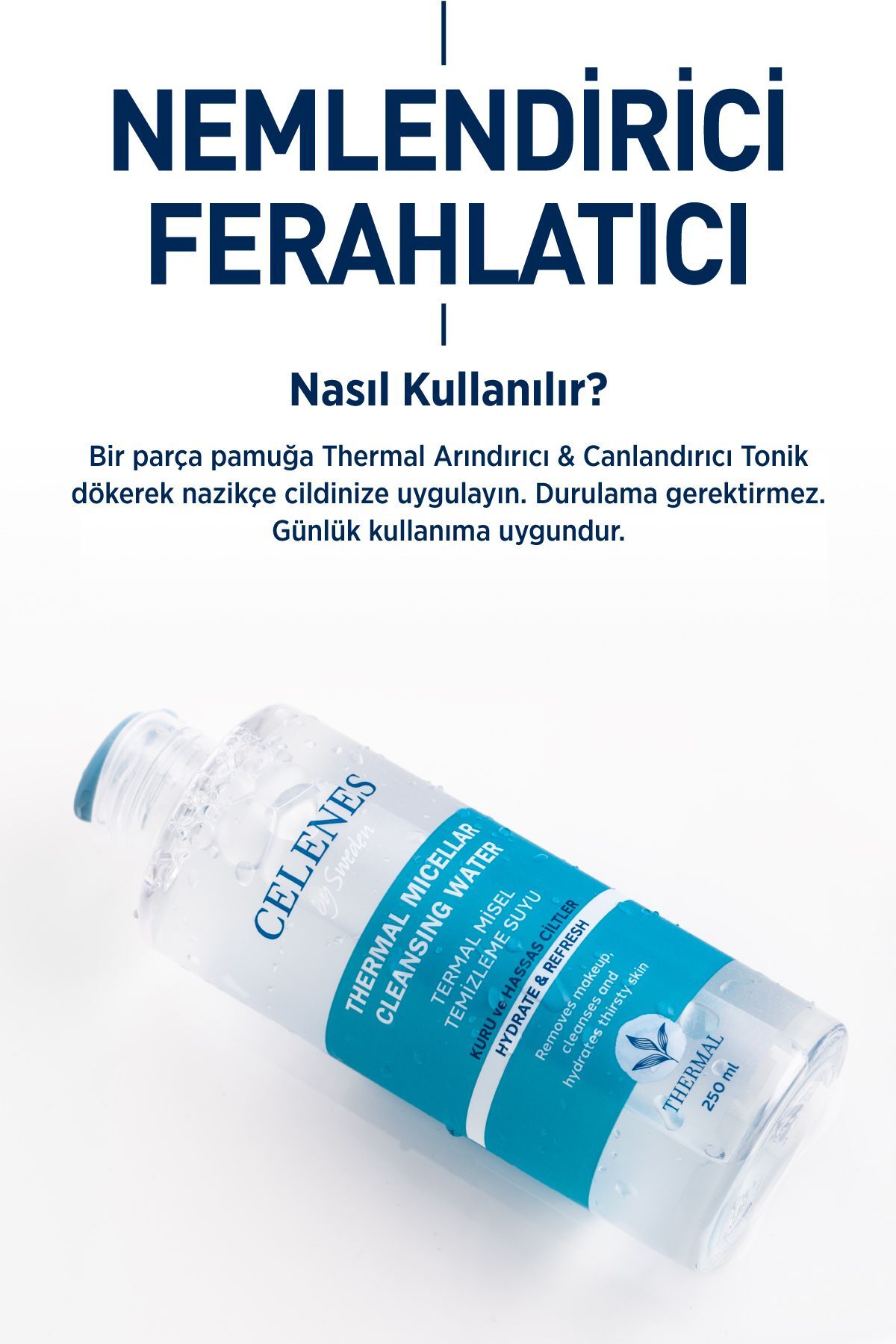 Nemlendirici Ve Canlandırıcı Thermal Misel Temizleme Suyu Kuru Ve Hassas Ciltler 250 ml