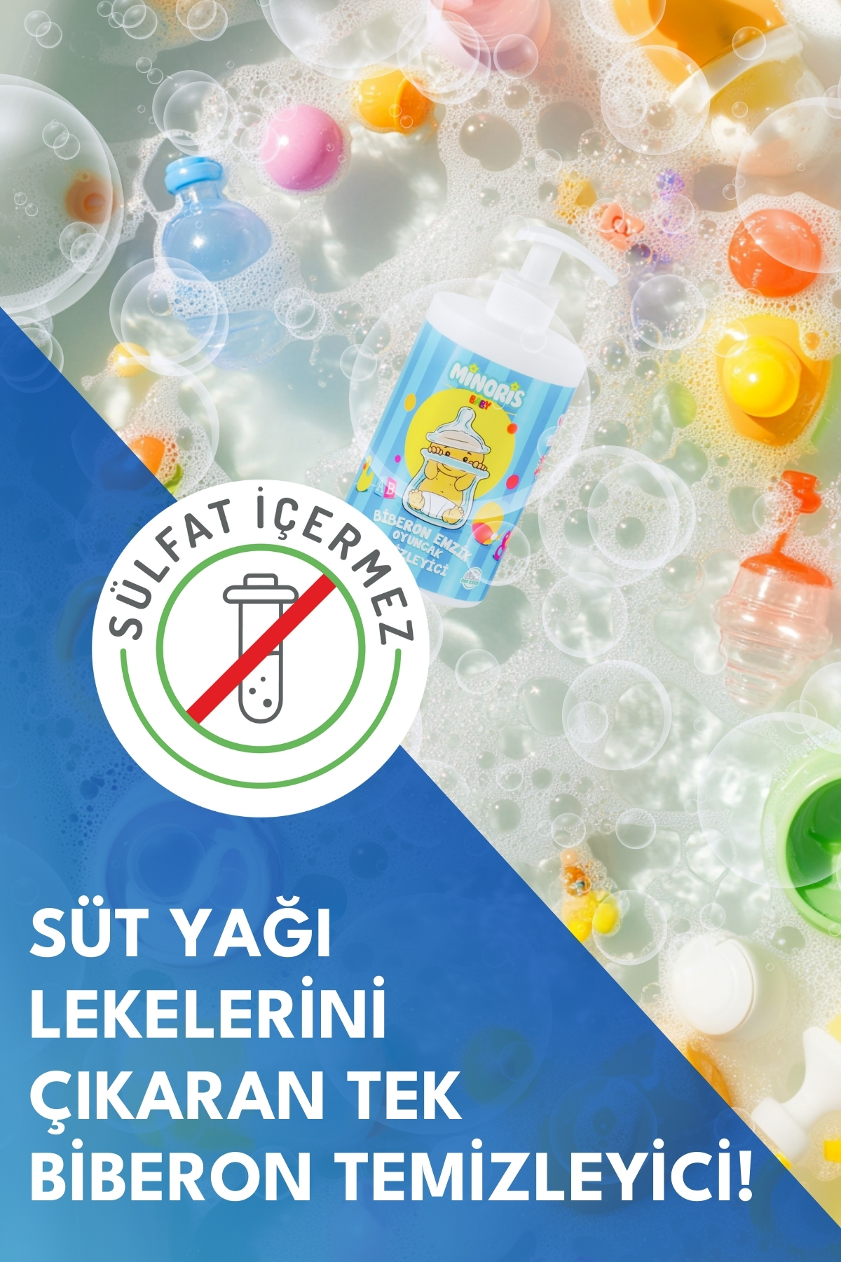 Baby Organik Antialerjik Biberon Emzik Temizleyici 500 ml