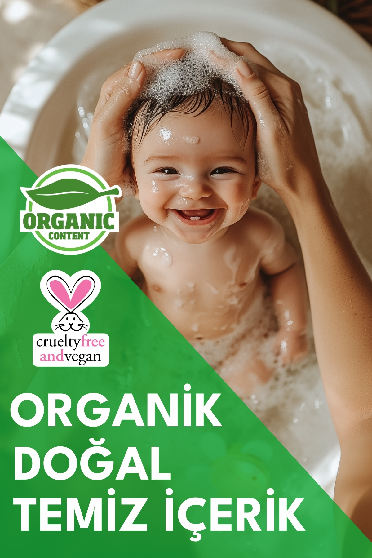 Baby Organik Saç Ve Vücut Şampuanı 400 ml