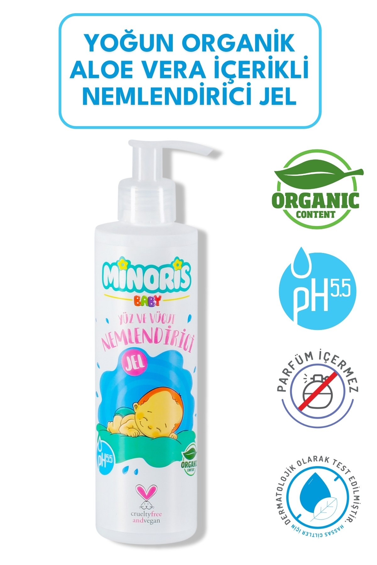 Baby Organik El Yüz Ve Vücut Nemlendirici 200ml