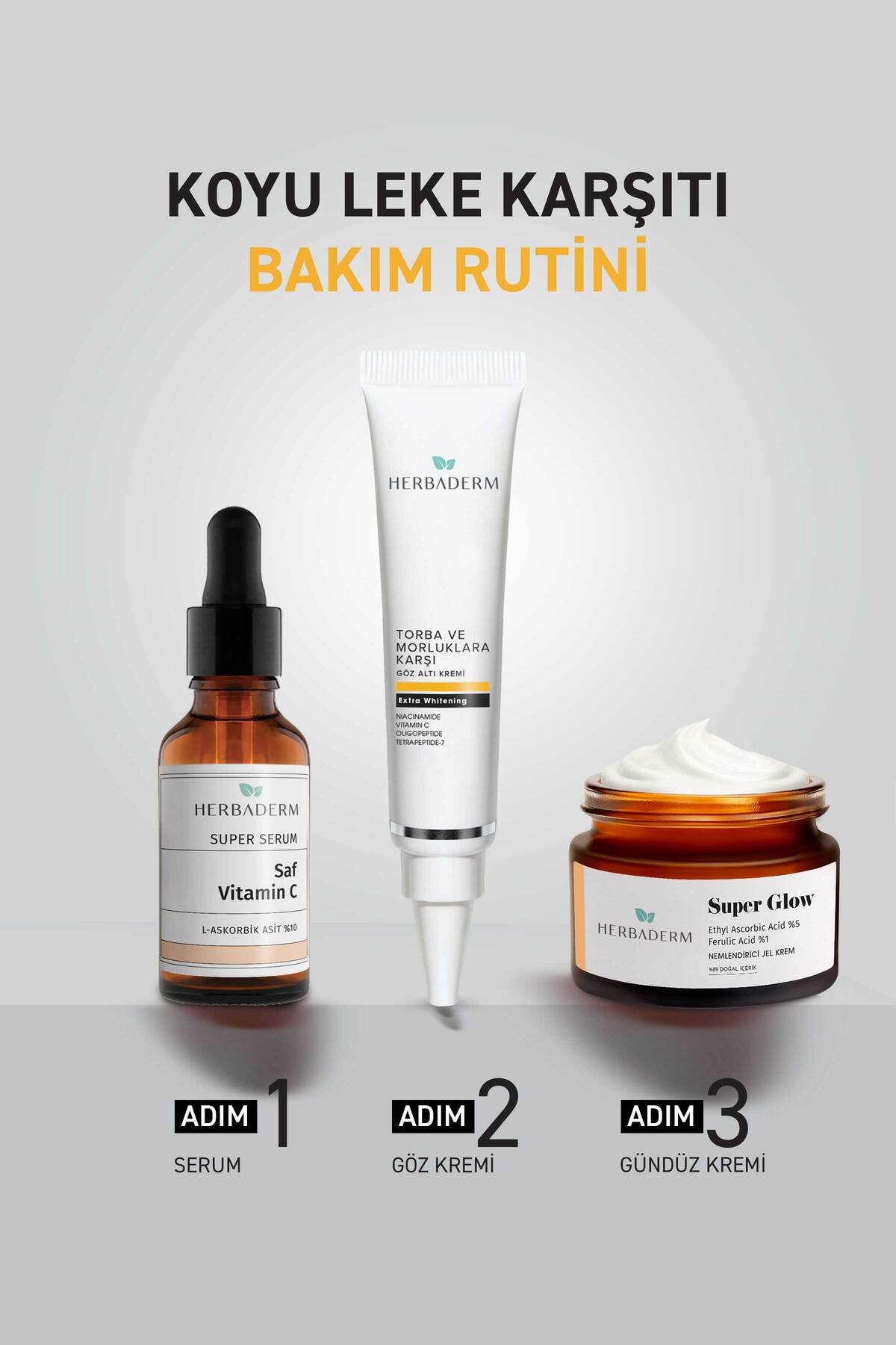 Herba Derm Torba Ve Morluklara Karşı Göz Altı Kremi 15 ml
