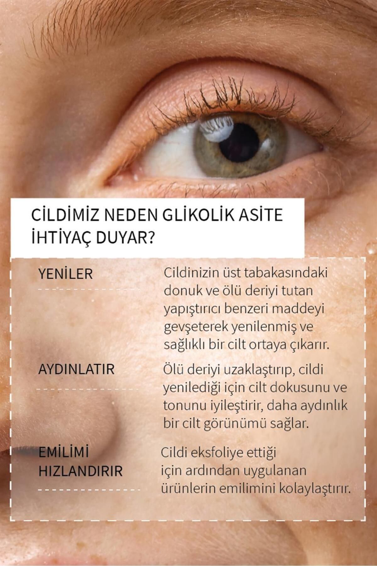 Aha-peeling Cilt Tonu Eşitleyici Glikolik Asit Super Serum