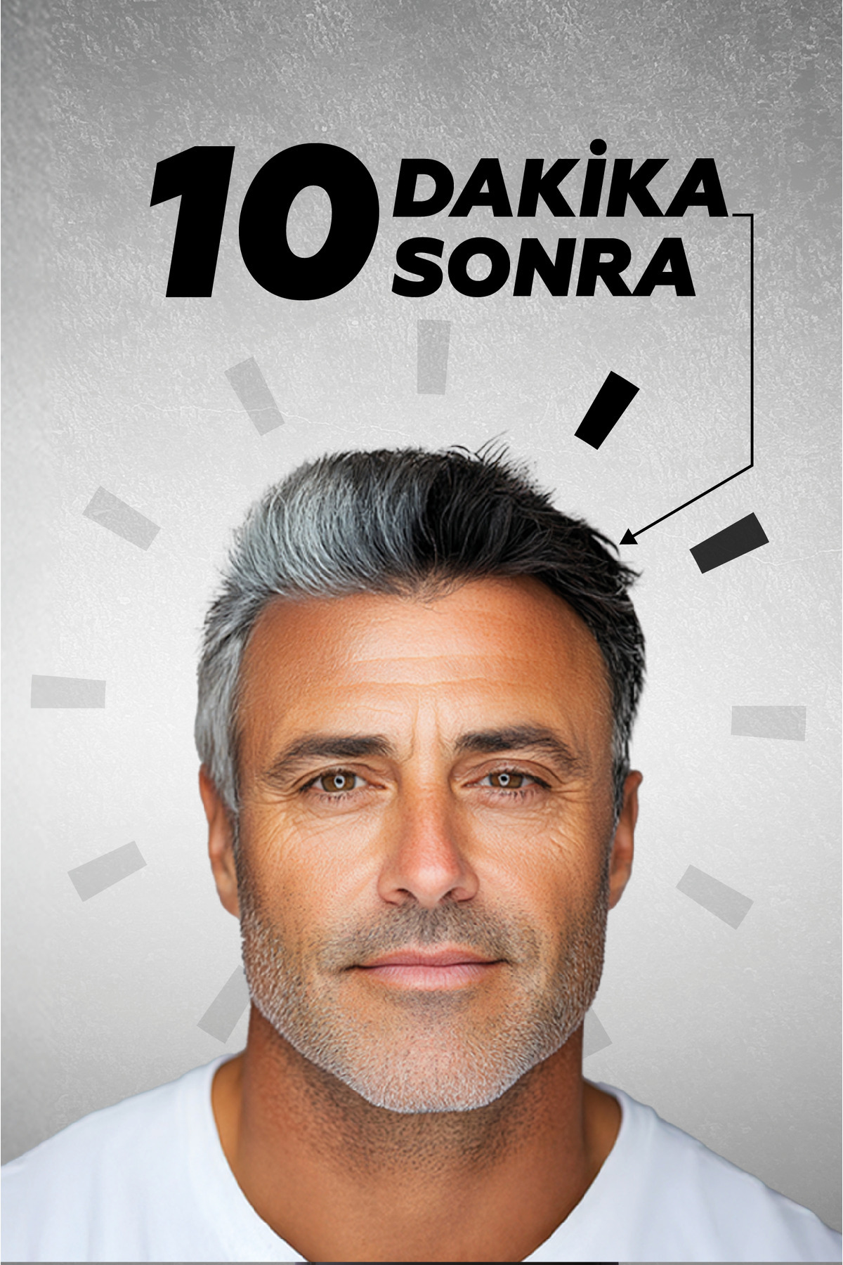 SAÇLARDAKİ GRİ VE BEYAZLARI GERÇEK RENGİNE DÖNDÜRMEYE YARDIMCI, SİYAH SAÇLAR İÇİN BOYAMA ŞAMPUANI